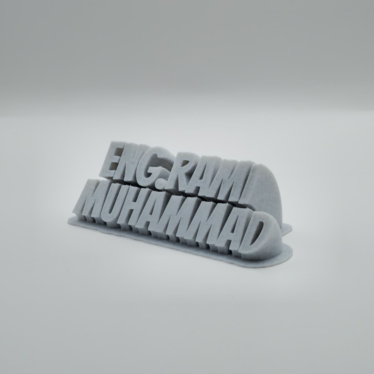 Personalized 3D Desk Nameplate: Executive Corporate Gift