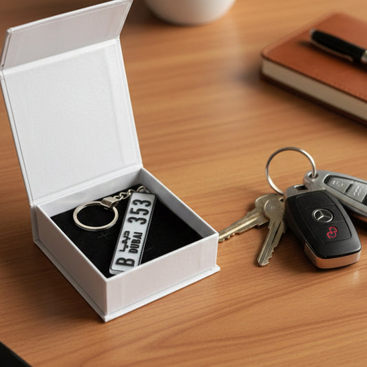 Personalized Car Number Plate Keychain – A Premium Gift for Car Owners in UAE