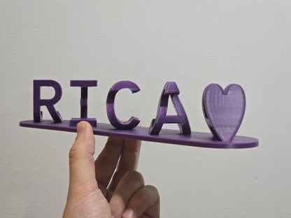 Custom 3D Double-Sided Name — Perfect Gift for Couples & Special Occasions